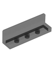 LEGO - Paneel 1 x 4 x 1 - Trans-Black | N - Thumbnail