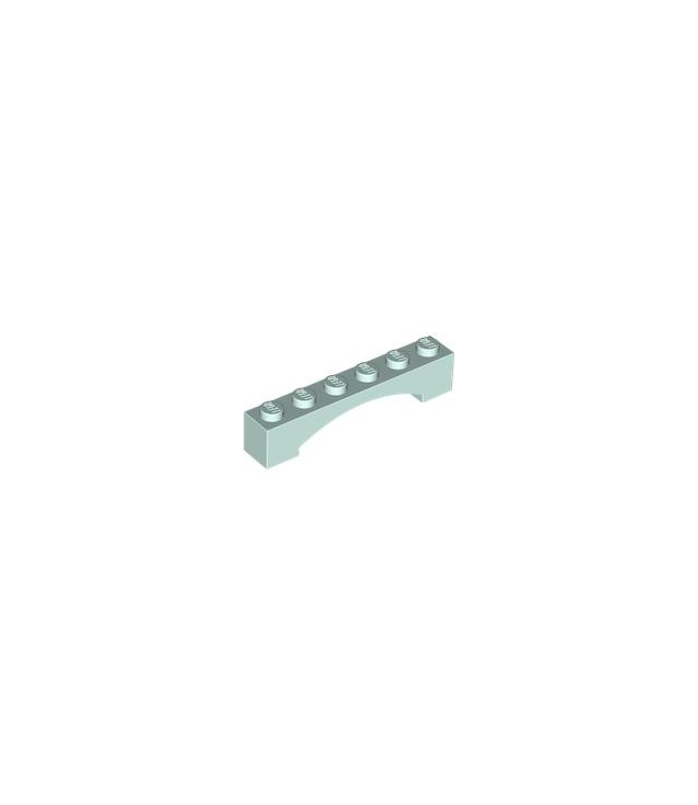 LEGO - Boog 1 x 6 verhoogd - Light Aqua | N