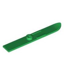 LEGO - Minifiguur-accessoire, ski 6L (48mm lang) - Green | N - Thumbnail