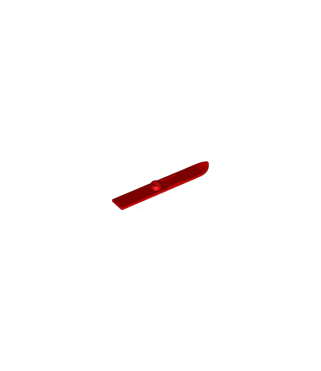 LEGO - Minifiguur-accessoire, ski 6L (48mm lang) - Red | N