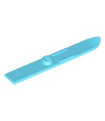 LEGO - Minifiguur-accessoire, ski 6L (48mm lang) - Medium Azure | N - Thumbnail