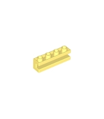 LEGO - Steen, gemodificeerd 1 x 4 met gleuf - Bright Light Yellow | N - Thumbnail