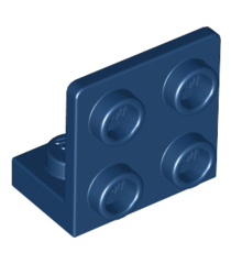 LEGO - Beugel 1 x 2 - 2 x 2 omgekeerd - Dark Blue | N - Thumbnail