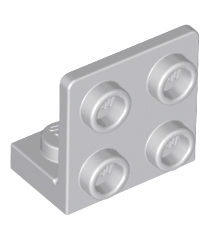 LEGO - Beugel 1 x 2 - 2 x 2 omgekeerd - Light Bluish Gray | N - Thumbnail