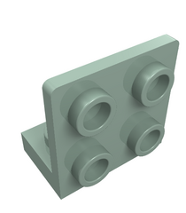 LEGO - Beugel 1 x 2 - 2 x 2 omgekeerd - Sand Green | N - Thumbnail