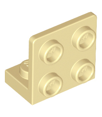 LEGO - Beugel 1 x 2 - 2 x 2 omgekeerd - Tan | N - Thumbnail
