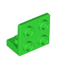 LEGO - Beugel 1 x 2 - 2 x 2 omgekeerd - Bright Green | N - Thumbnail