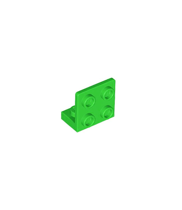 LEGO - Beugel 1 x 2 - 2 x 2 omgekeerd - Bright Green | N