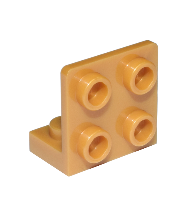 LEGO - Beugel 1 x 2 - 2 x 2 omgekeerd - Pearl Gold | N