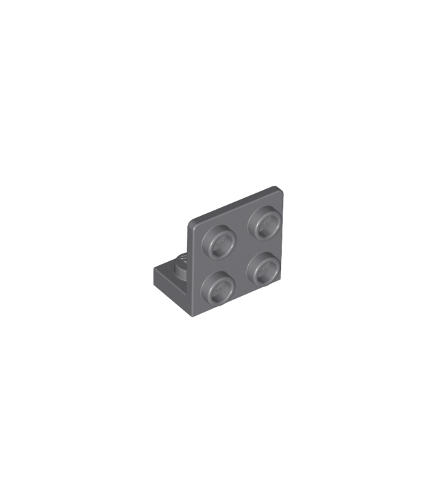 LEGO - Beugel 1 x 2 - 2 x 2 omgekeerd - Dark Bluish Gray | N