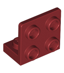 LEGO - Beugel 1 x 2 - 2 x 2 omgekeerd - Dark Red | N - Thumbnail