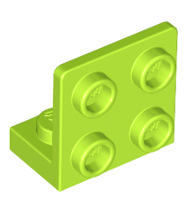 LEGO - Beugel 1 x 2 - 2 x 2 omgekeerd - Lime | N - Thumbnail