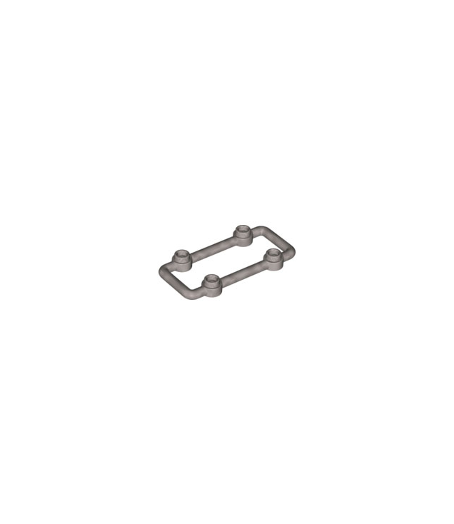 LEGO - Staaf 1 x 6 x 3 met 4 noppen - Flat Silver | N
