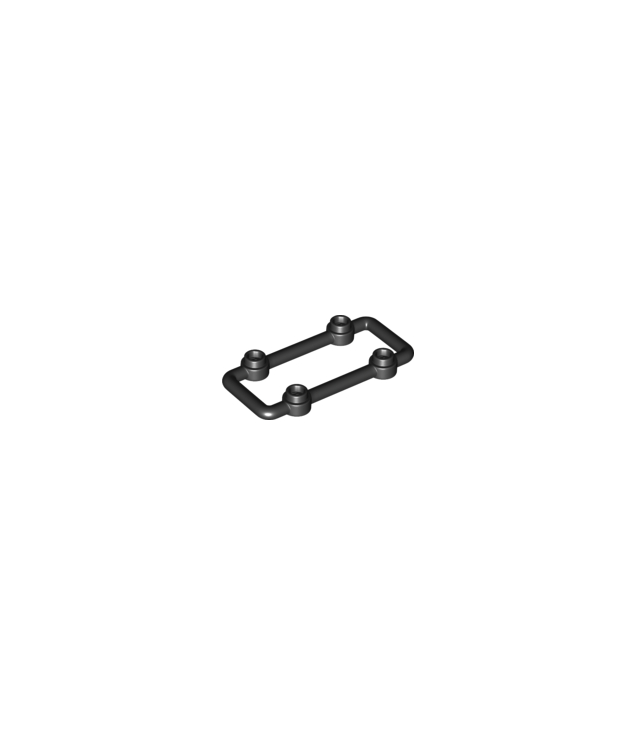 LEGO - Staaf 1 x 6 x 3 met 4 noppen - Black | N
