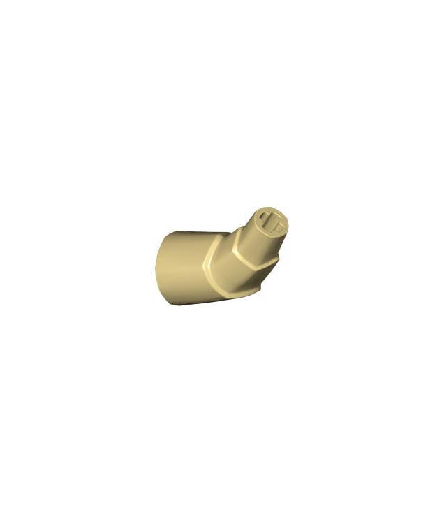 LEGO - Draagstaart / hoornsectie getrapt - Tan | N