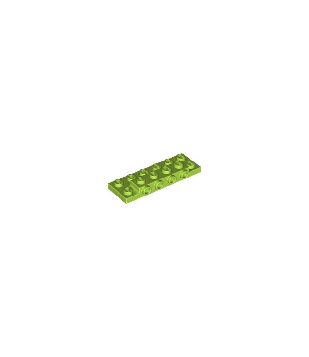 LEGO - Plaat, gemodificeerd 2 x 6 x 2/3 met 4 noppen aan zijkant - Lime | N