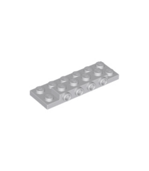 LEGO - Plaat, gemodificeerd 2 x 6 x 2/3 met 4 noppen aan zijkant - Light Bluish Gray | N - Thumbnail