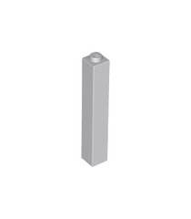 LEGO - Steen 1 x 1 x 5 - vaste nop - Light Bluish Gray | N - Thumbnail