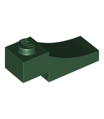 LEGO - Boog 1 x 3 omgekeerd - Dark Green | N - Thumbnail