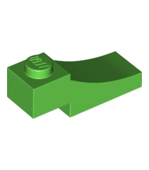 LEGO - Boog 1 x 3 omgekeerd - Bright Green | N - Thumbnail