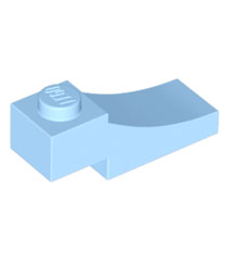 LEGO - Boog 1 x 3 omgekeerd - Bright Light Blue | N - Thumbnail