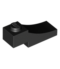 LEGO - Boog 1 x 3 omgekeerd - Black | N - Thumbnail