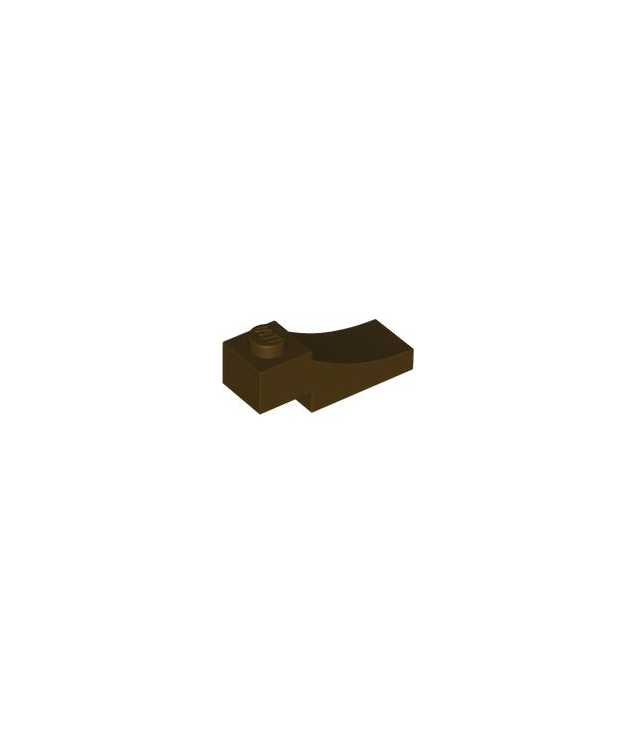 LEGO - Boog 1 x 3 omgekeerd - Dark Brown | N