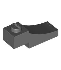 LEGO - Boog 1 x 3 omgekeerd - Dark Bluish Gray | N - Thumbnail