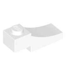 LEGO - Boog 1 x 3 omgekeerd - White | N - Thumbnail