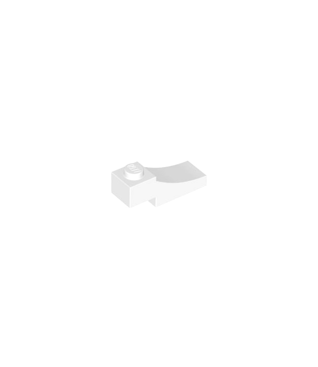 LEGO - Boog 1 x 3 omgekeerd - White | N
