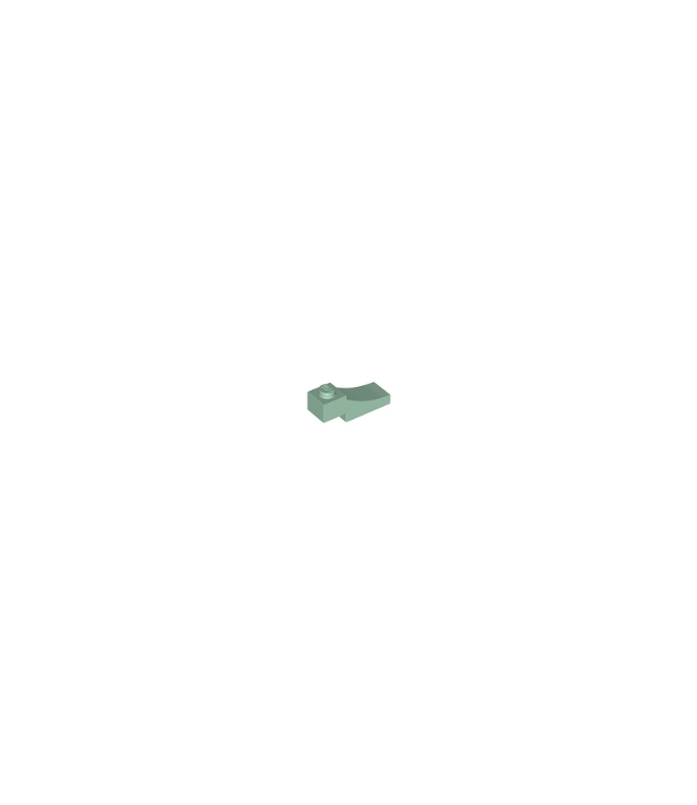 LEGO - Boog 1 x 3 omgekeerd - Sand Green | N