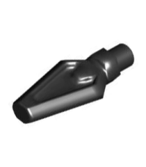 LEGO - Minifiguur-wapen speerpunt - Black | N - Thumbnail