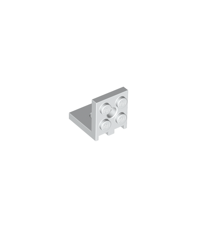 LEGO - Beugel 2 x 2 - 2 x 2 met 2 gaten - White | N