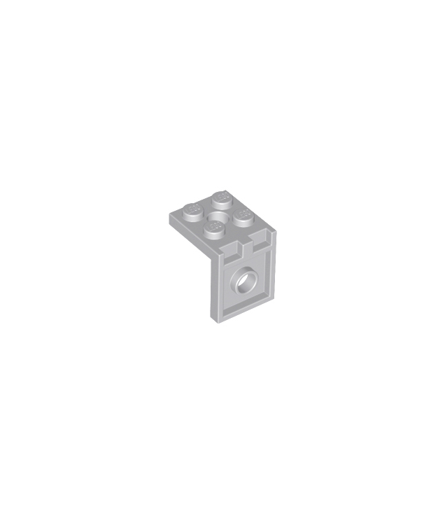 LEGO - Beugel 2 x 2 - 2 x 2 met 2 gaten - Light Bluish Gray | N