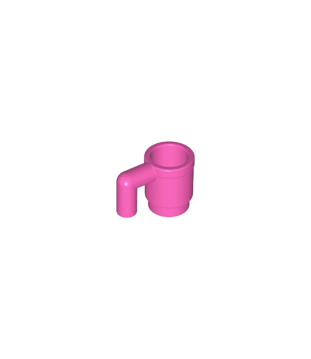 LEGO - Minifiguur-accessoire, beker - Dark Pink | N