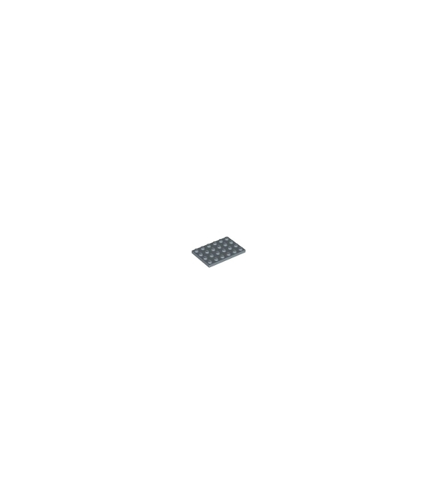 LEGO - Plaat 4 x 6 - Sand Blue | N