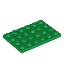 LEGO - Plaat 4 x 6 - Green | N - Thumbnail