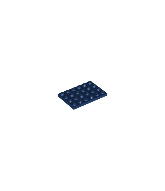 LEGO - Plaat 4 x 6 - Dark Blue | N