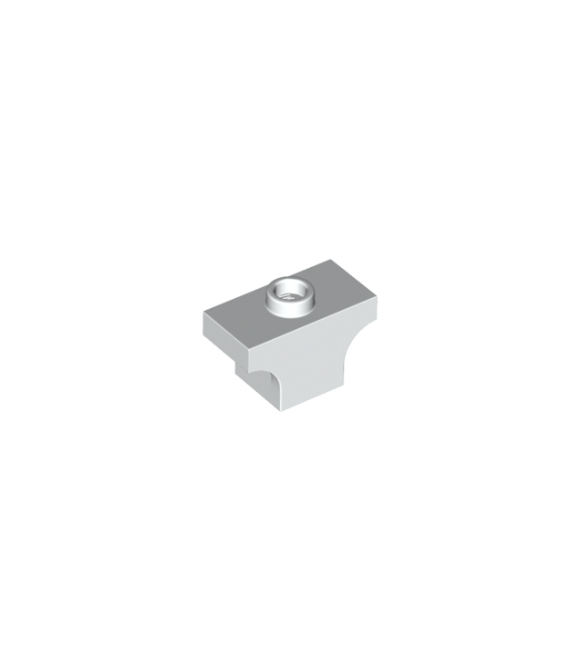 LEGO - Boog 1 x 2 jumper - White | N
