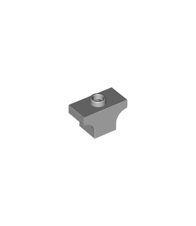 LEGO - Boog 1 x 2 jumper - Light Bluish Gray | N