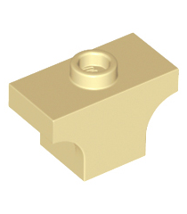 LEGO - Boog 1 x 2 jumper - Tan | N - Thumbnail