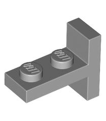 LEGO - Beugel 1 x 2 - 2 x 1 gecentreerd - Light Bluish Gray | N - Thumbnail