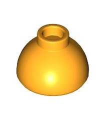 LEGO - Steen, rond 1 1/2 x 1 1/2 x 2/3 koepelvormig - Bright Light Orange | N - Thumbnail