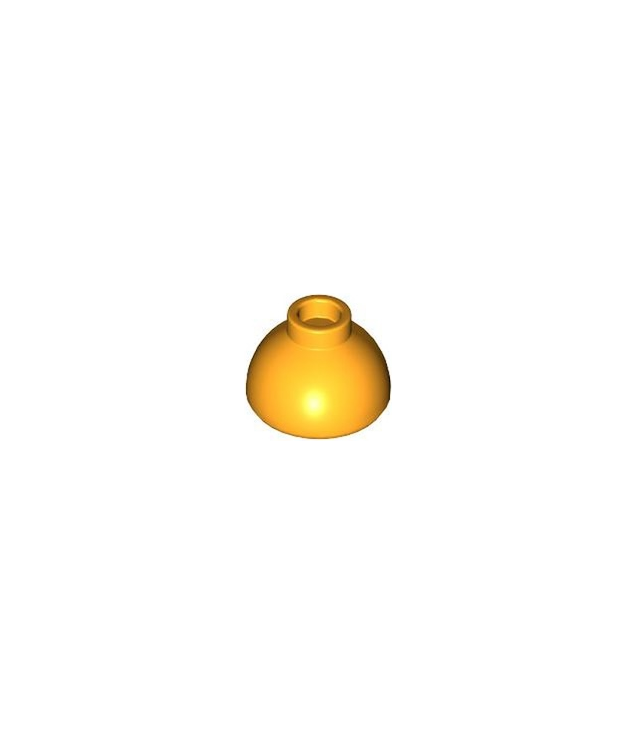 LEGO - Steen, rond 1 1/2 x 1 1/2 x 2/3 koepelvormig - Bright Light Orange | N