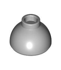 LEGO - Steen, rond 1 1/2 x 1 1/2 x 2/3 koepelvormig - Light Bluish Gray | N - Thumbnail