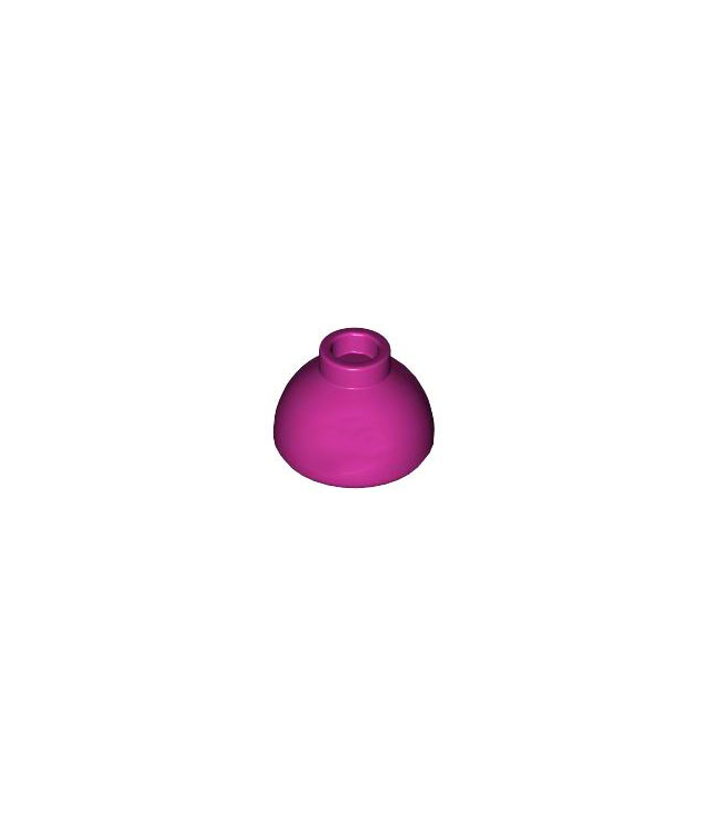 LEGO - Steen, rond 1 1/2 x 1 1/2 x 2/3 koepelvormig - Magenta | N
