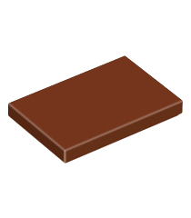 LEGO - Tegel 2 x 3 - Reddish Brown | N - Thumbnail