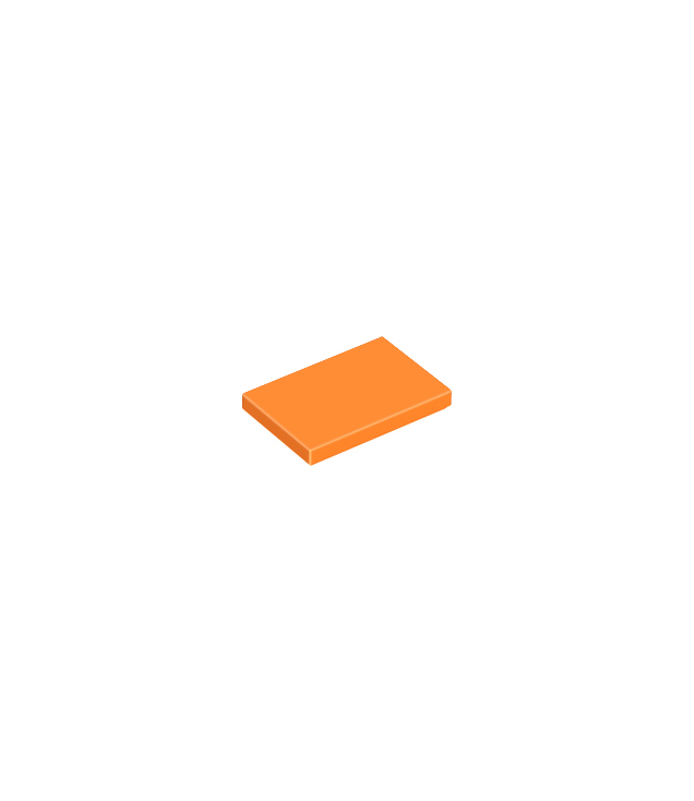 LEGO - Tegel 2 x 3 - Orange | N