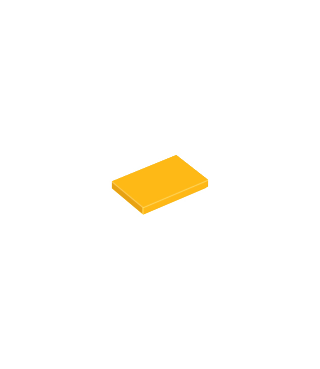 LEGO - Tegel 2 x 3 - Bright Light Orange | N
