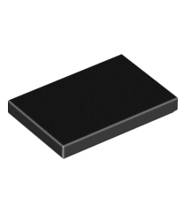 LEGO - Tegel 2 x 3 - Black | N - Thumbnail